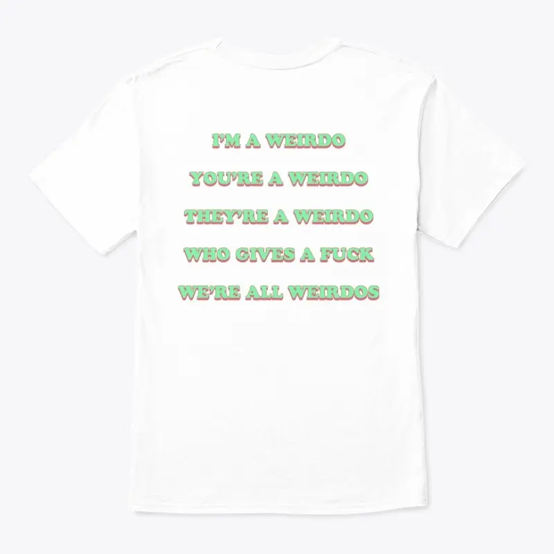 WHITE ALL WEIRDOS TEE by WEIRDOS BELONG